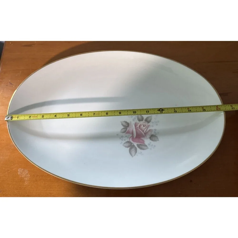 Noritake China Pink Rose Roseville #6238 16